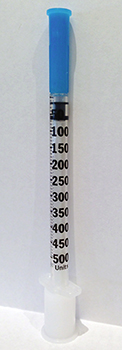 Figure 1. Prototype U-500 Insulin Syringe