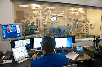 Simulation control room