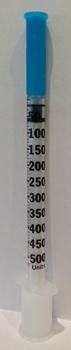 Figure 1: Prototype U-500 Insulin Syringe