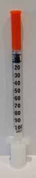 Figure 2: U-100 Insulin Syringe